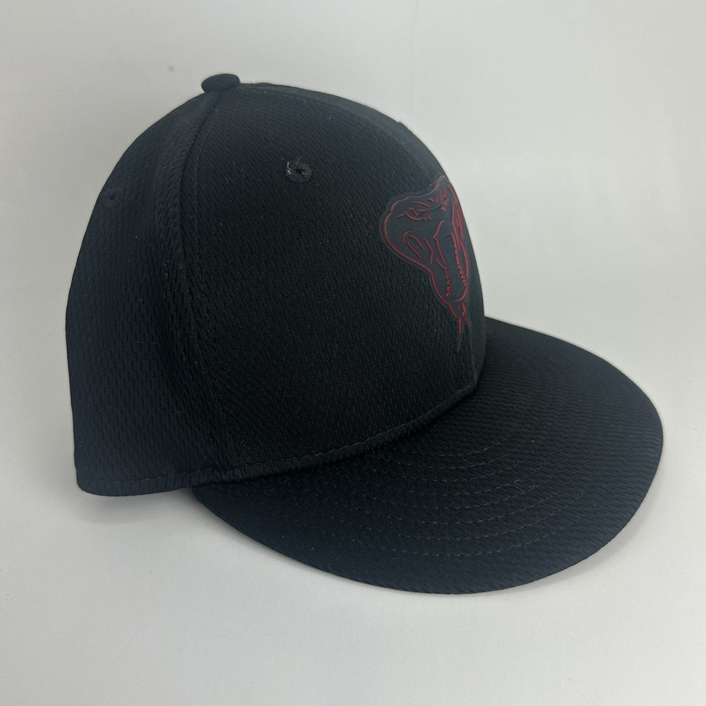 Arizona Diamondbacks Hat Cap Clubhouse Collection 5950 Black Fitted 2019 7 5/8 - Picture 3 of 6